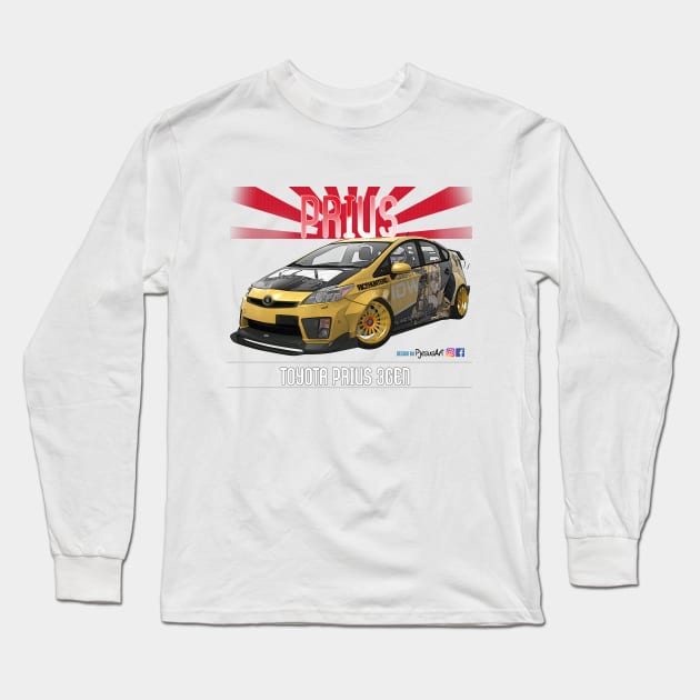 Toyota Prius 2JZ IDW Long Sleeve T-Shirt by PjesusArt